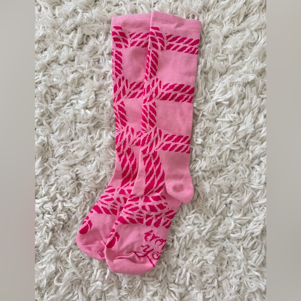 Ironyokai Pink Shibari Knee Socks